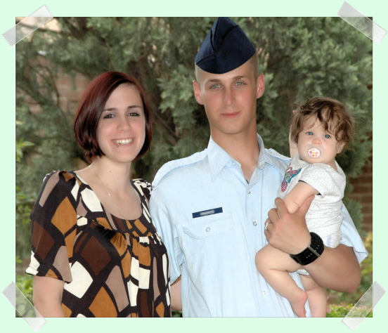 Valerie, Clint, and Gemma at Clint's graduation